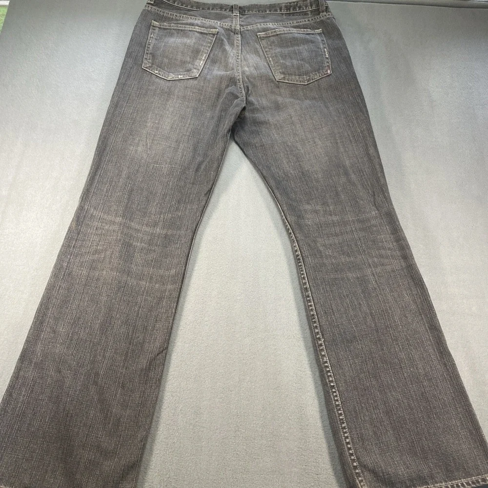 Banana Republic Straight Leg Jeans Mens 34 X 32 Blue Dark Wash Regular Fit Denim